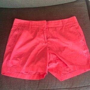 J Crew pink Chino shorts